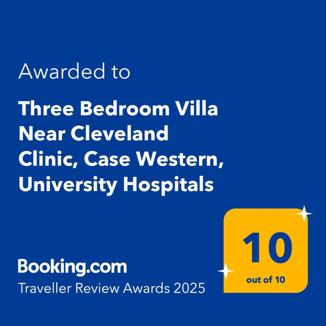 Three Bedroom Villa Near Cleveland Clinic, Case Western, University Hospitals South Euclid Zewnętrze zdjęcie